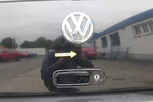 VW Lupo 6X Heckklappe Klappe Kofferraumklappe Scheibe schwarz L041 (171143)