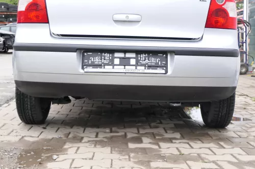 VW Polo 9N 9N3 Stoßstange Heckstoßstange hinten silber grau LA7W