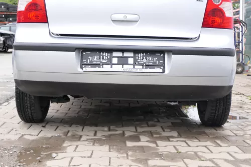 VW Polo 9N 9N3 Stoßstange Heckstoßstange hinten silber grau LA7W