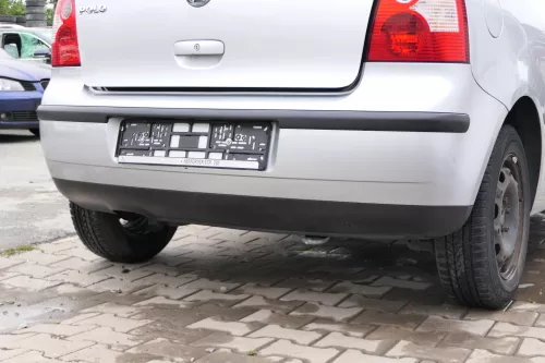 VW Polo 9N 9N3 Stoßstange Heckstoßstange hinten silber grau LA7W (171157)