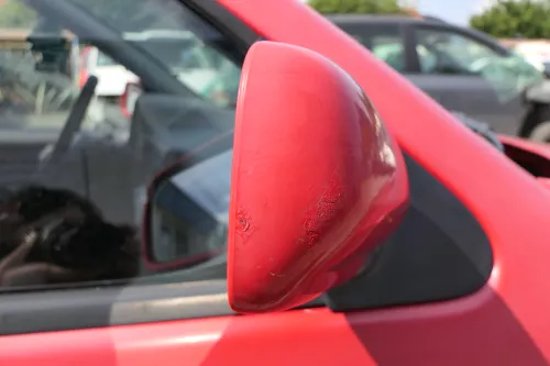 Polo 6N elektrischer elektrisch Spiegel Außenspiegel rechts rot LP3G & Glas (171174)