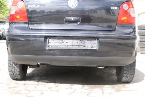 VW Polo 9N 9N3 Stoßstange Heckstoßstange hinten schwarz L041