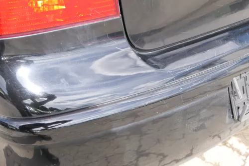 VW Polo 9N 9N3 Stoßstange Heckstoßstange hinten schwarz L041 (171189)