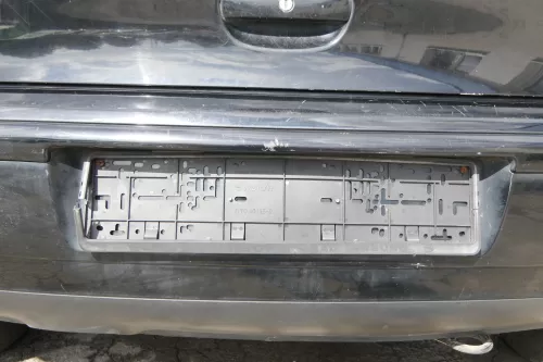 VW Polo 9N 9N3 Stoßstange Heckstoßstange hinten schwarz L041 (171189)