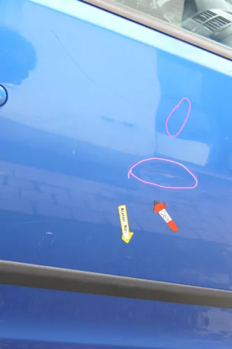 VW Polo 9N 9N3 Tür vorne rechts Beifahrertür 4/5-Türer blau LA5M ohneAnba (171201)