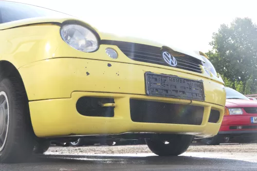 VW Lupo 6X Stoßstange vorne Frontstoßstange Stoßfänger gelb LD1B Sport (171239)