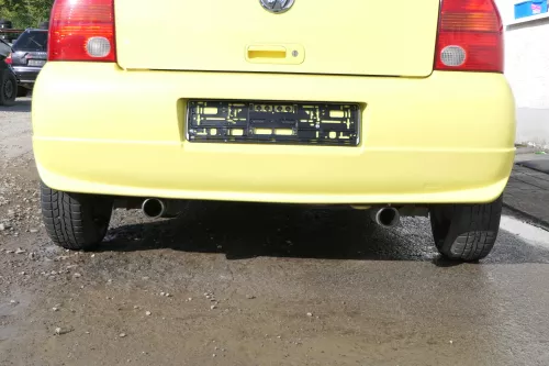 VW Lupo 6X Heckklappe Klappe Kofferraumklappe Scheibe gelb LD1B Spoiler Tuning (171244)