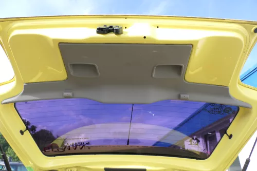 VW Lupo 6X Heckklappe Klappe Kofferraumklappe Scheibe gelb LD1B Spoiler Tuning (171244)