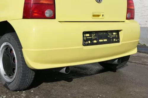 VW Lupo Stoßstange hinten Heckstoßstange Stoßfänger gelb LD1B Tuning Sport (171245)