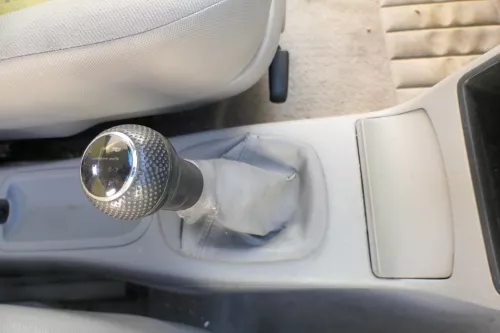 VW Lupo Polo 6N Schaltknauf Schaltsack Schaltung Schaltknüppel grau (171252)