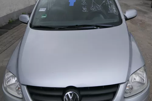 VW Fox 5Z Motorhaube Klappe vorn vorne Haube silber LA7W