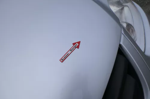 VW Fox 5Z Motorhaube Klappe vorn vorne Haube silber LA7W (171255)