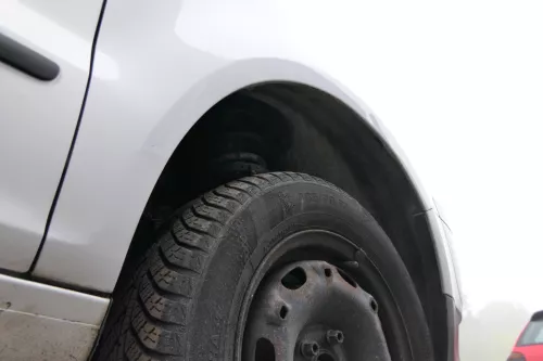 VW Fox 5Z Kotflügel vorne rechts silber LA7W grau (171257)