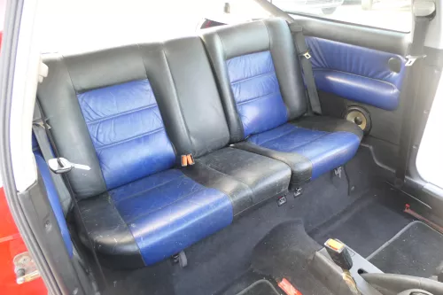 VW Golf 3 1H Limousine 2/3-Türer Sitze vorne und hinten Leder Ledersitze blau  (171290)