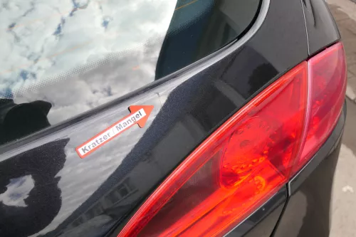 Seat Leon 1P Heckklappe Klappe hinten Kofferraumklappe schwarz LC9Z + Scheibe (171315)