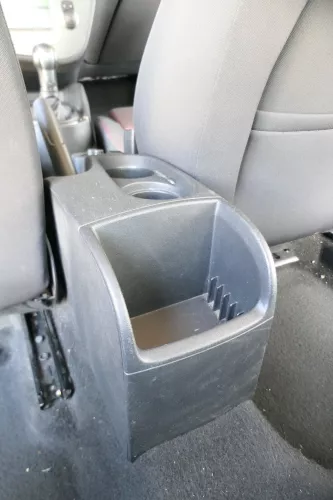 Leon 1P Mittelkonsole Mitteltunnel um Schaltung Becherhalter 1P0863241A schwarz (171358)