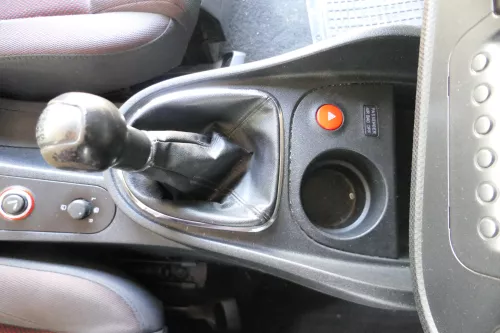 Seat Leon 1P Schaltknauf Schaltsack Schaltung Schaltknüppel 6-Gang (Leder)schwar (171360)