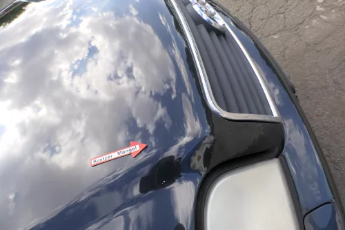 Audi A6 4B Motorhaube Klappe vorn Facelift (ab. Mitte 2002) schwarz LZ9W + Grill (171410)