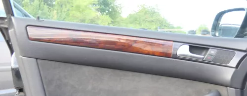 Audi A6 4B C5 Verkleidung Klappe Abdeckung Dekor Holz Optik Nußbaum (171434)
