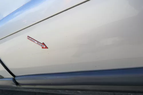 Audi A4 B5 Tür nur Türblatt hinten links silber LY7W - Facelift (171451)