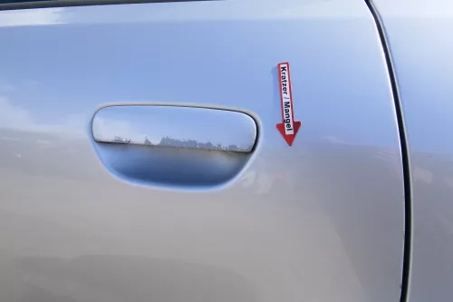 Audi A4 B5 Tür nur Türblatt hinten links silber LY7W - Facelift (171451)