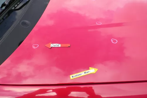 VW Caddy 9K Polo Variant 6Kv Kombi Motorhaube vorne rot LY3D Klappe Haube (171475)