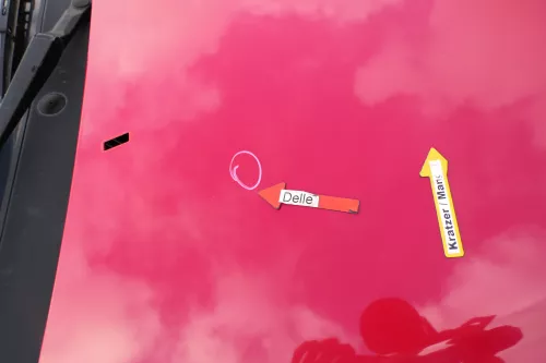 VW Caddy 9K Polo Variant 6Kv Kombi Motorhaube vorne rot LY3D Klappe Haube (171475)