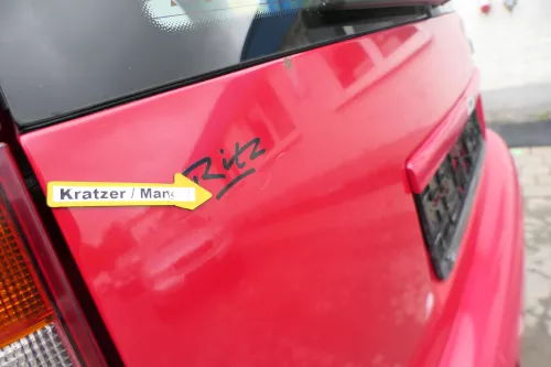 VW Polo Kombi Variant 6KV Heckklappe Klappe hinten Kofferraumklappe rot LY3D (171482)