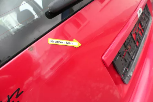 VW Polo Kombi Variant 6KV Heckklappe Klappe hinten Kofferraumklappe rot LY3D (171482)