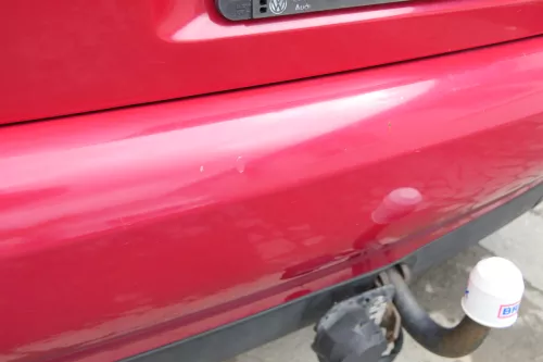 VW Polo Kombi Variant Stoßstange hinten Heckstoßstange rot LY3D (171483)