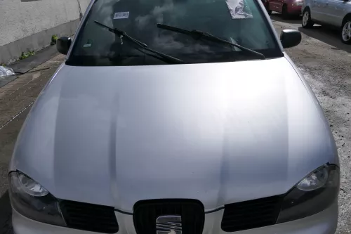 Seat Arosa 6H Facelift Motorhaube Haube Klappe vorne grau silber LS7N