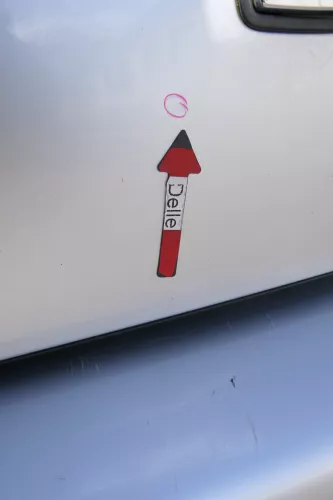 Arosa 6H Heckklappe Klappe hinten Kofferraumklappe grau silber LS7N Facelfift (171504)