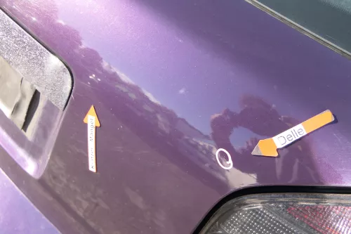 Audi A3 8L Facelift Heckklappe Kofferraumklappe Klappe hinten merlin lila LZ3W (171524)