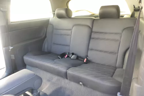 A3 8L Sitz Sitze hinten Rückbank Sitzfläche Kopfstützen schwarz Sportsitze (171531)