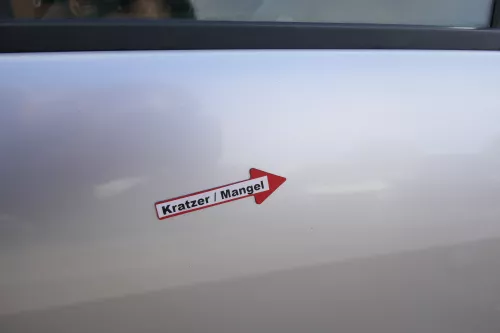 Skoda Fabia 6Y Limousine Schrägheck Tür hinten links grau silber LF7T (171566)