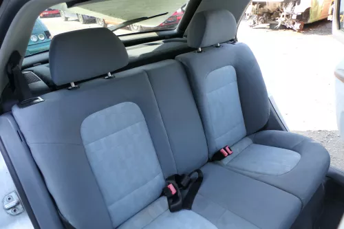 Skoda Fabia 6Y Rückbank Rücksitzbank Sitz Rücksitz hinten + 2x Kopfstützen b (171577)