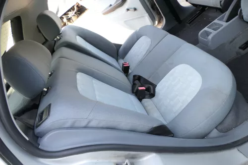 Skoda Fabia 6Y Rückbank Rücksitzbank Sitz Rücksitz hinten + 2x Kopfstützen b (171577)