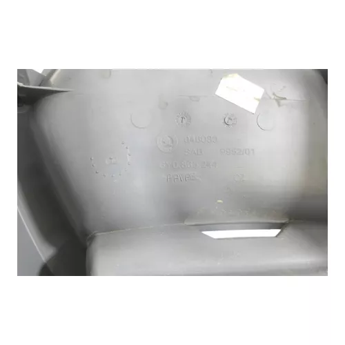 Skoda Fabia 6Y Mittelkonsole Mitteltunnel um Schaltung 6Y0863242 QZY grau (171580)