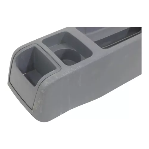 Skoda Fabia 6Y Mittelkonsole Mitteltunnel um Schaltung 6Y0863242 QZY grau (171580)