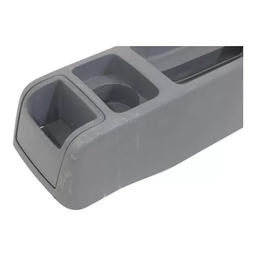 Skoda Fabia 6Y Mittelkonsole Mitteltunnel um Schaltung 6Y0863242 QZY grau (171580)