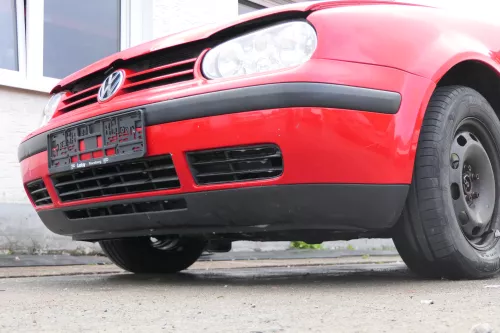 VW Golf 4 1J Stoßstange vorne Stoßfänger vorn rot LP3G (171592)