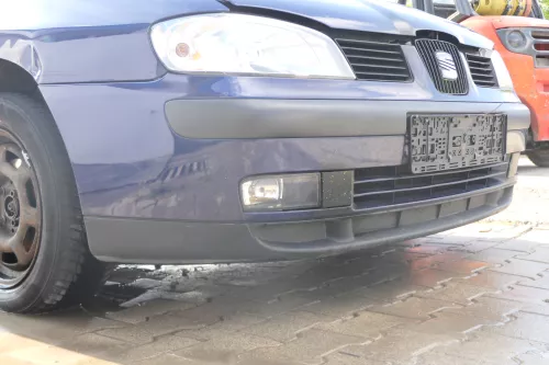Seat Ibiza 6K Stoßstange Frontstoßstange vorne blau LB5N Facelift ab1999 Grill (171605)