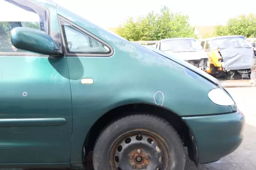 VW Sharan Kotflügel rechts vorne grün LC6P bis ca. Ende 1999 passend