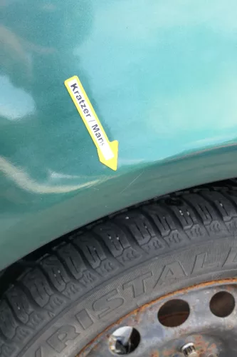 VW Sharan Kotflügel links vorne grün LC6P bis ca. Ende 1999 passend (171632)