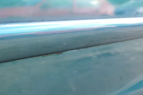 Sharan 7M Alhambra Tür links vorne Fahrertür grün LC6P bis Bj1999 ohne Anbaute (171633)