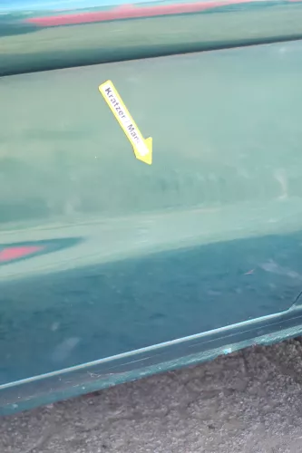 VW Sharan 7M Seat Alhambra Tür links hinten bis ca. Bj.1999 grün LC6P (171634)