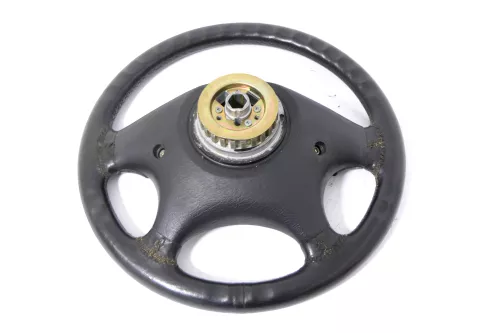 VW Sharan Alhambra Lenkrad 4-Speichen 7M0419091BL Leder Lederlenkrad Mängel (171647)