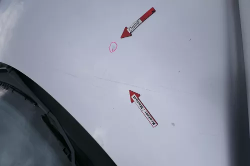 VW New Beetle 9C Motorhaube Klappe vorne silber grau LG9R (171717)