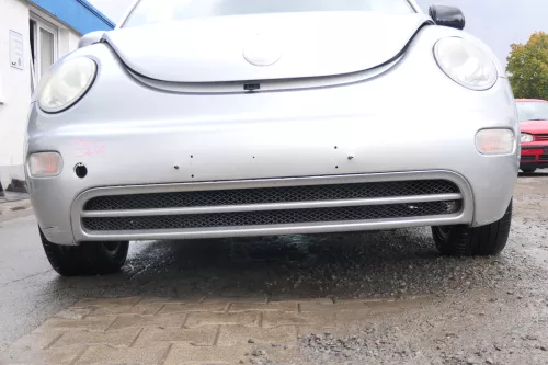 VW New Beetle 9C Stoßstange vorne Stoßfänger vorn silber grau LG9R