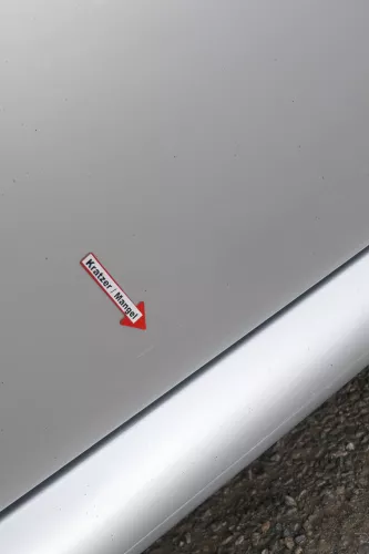 VW New Beetle 1C 9C Tür vorne links Fahrertür silber grau LG9R - OHNE Anbauteile (171726)